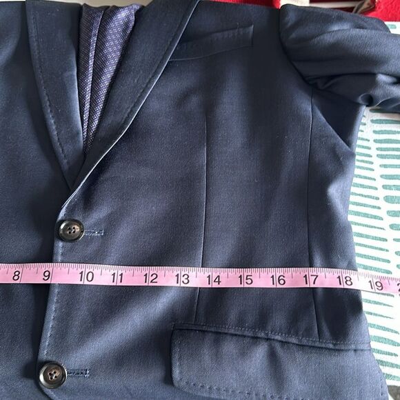 Ted Baker Endurance Blazer Men's Size 38R Navy Blue Jones CT Wool Jacket Coat - Picture 7 of 13